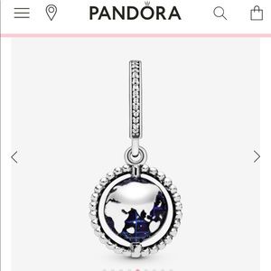 Spinning Globe Dangle Charm